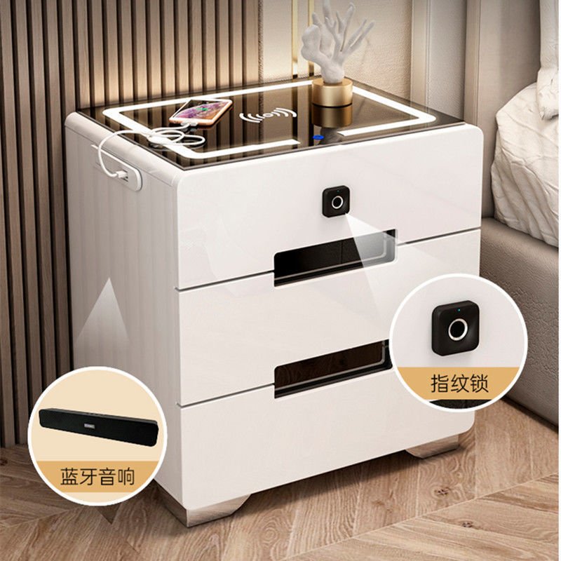 Luxury Royal Bedroom Intelligent Smart Bedside Table