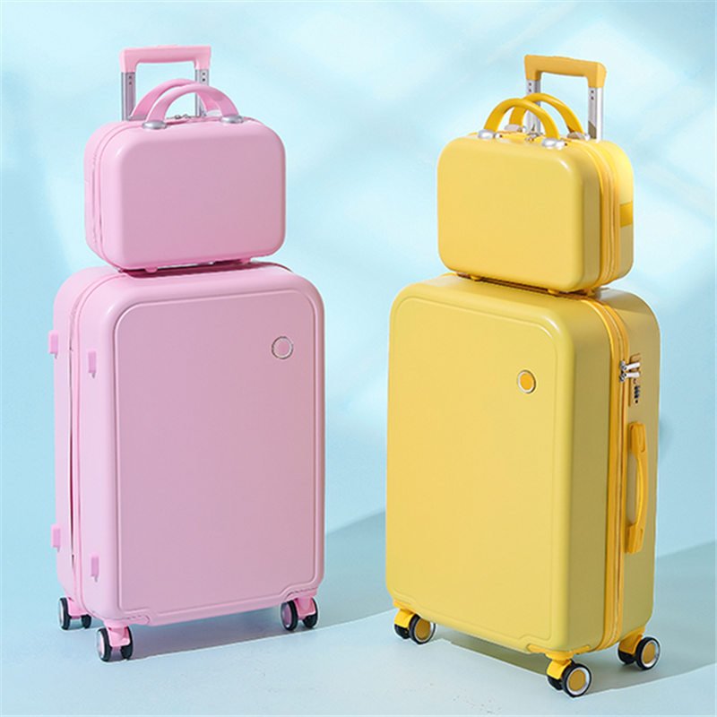 Fashion Travel Zipper Suitcase with Wheels (2 in 1)