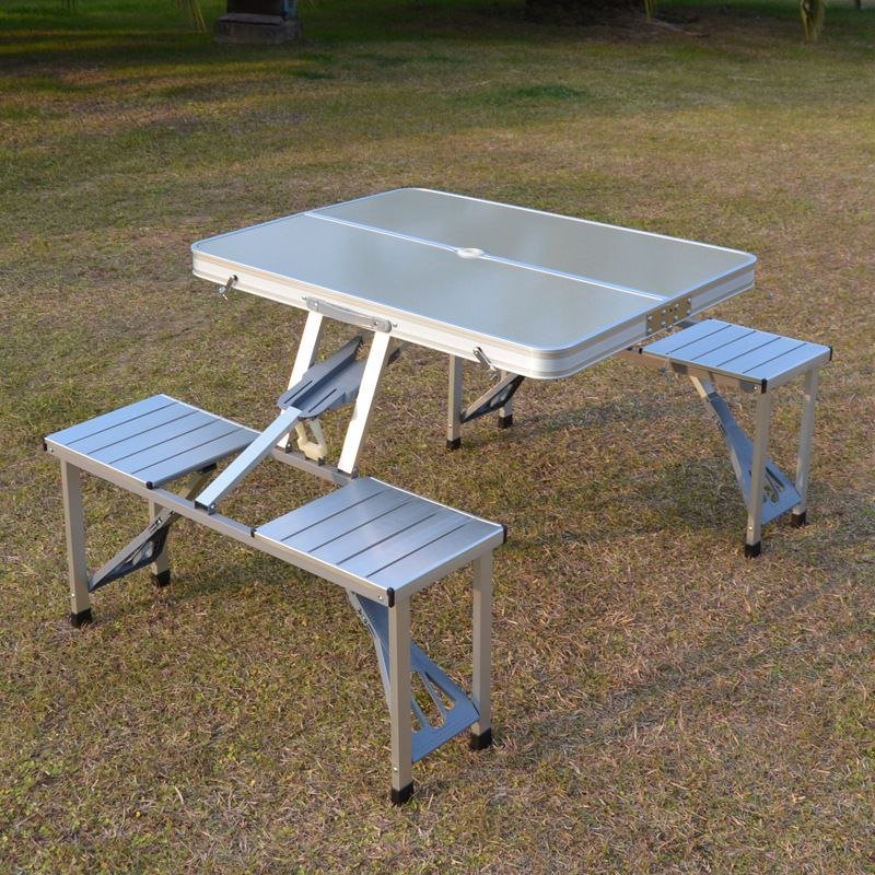 Aluminum Folding Picnic Coffee Dining Table And Chair Set