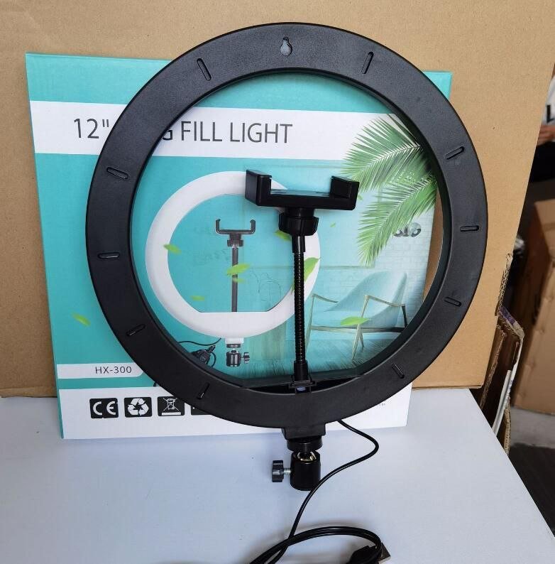 Ring Light 12inch Professional Photography Light Mobile Live Self-time Fill Ligh
