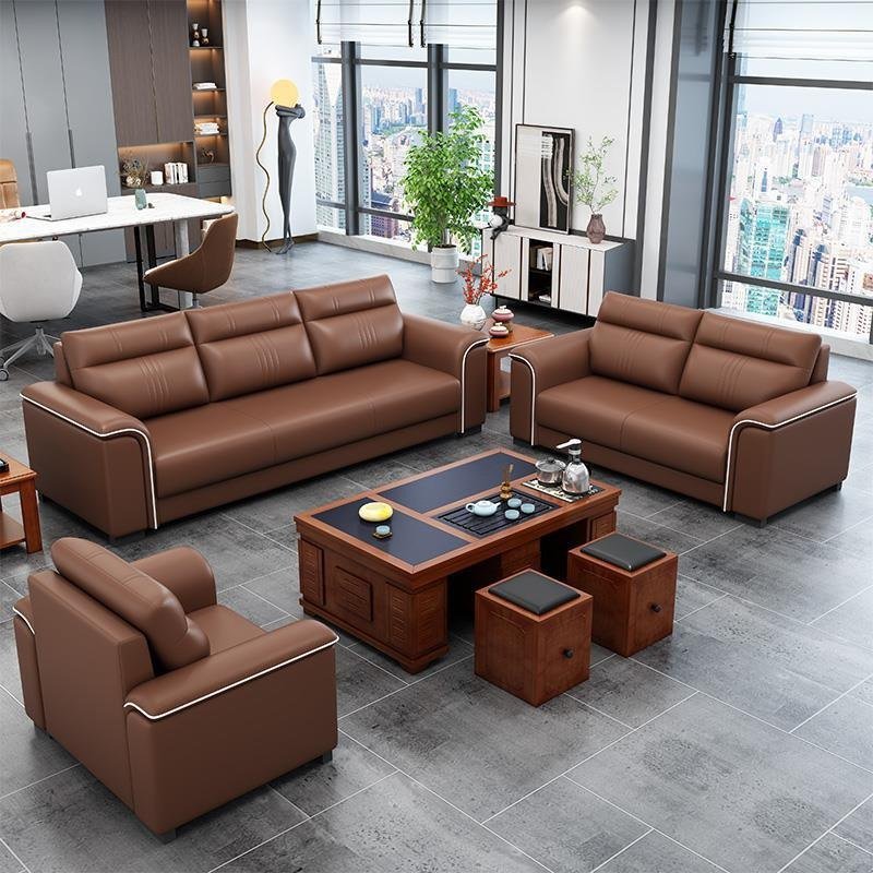 Chair Leather Furniture Office Sofa