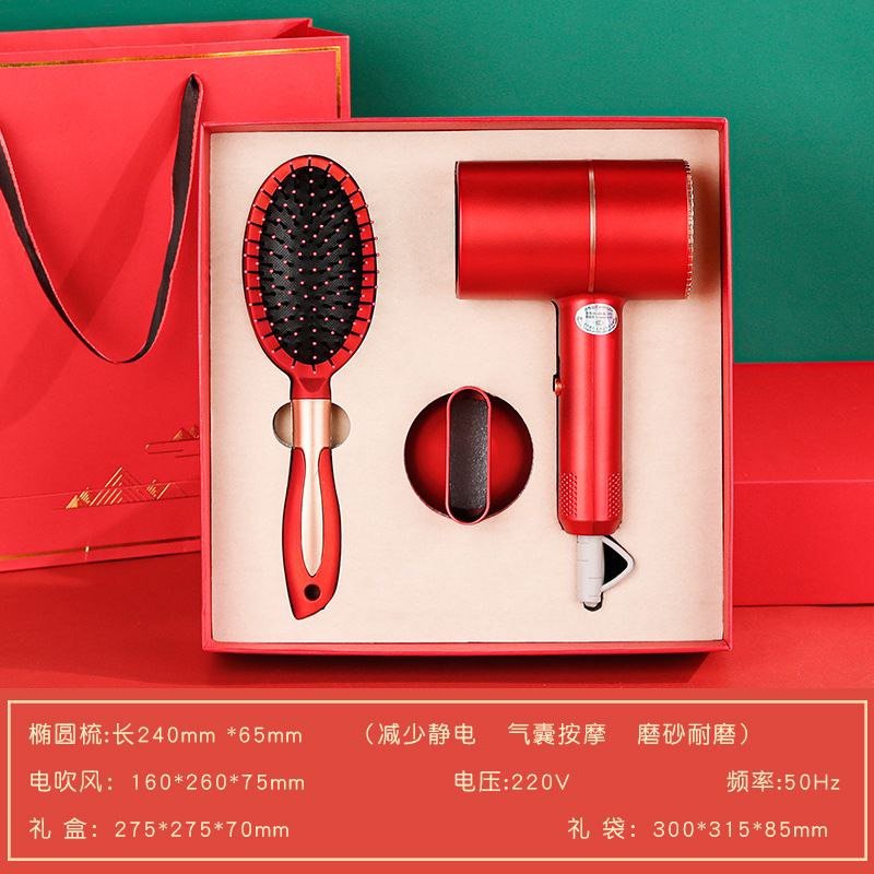 New Design Eco-friendly Portable Energy Conservation Massage Comb Hair Dryer