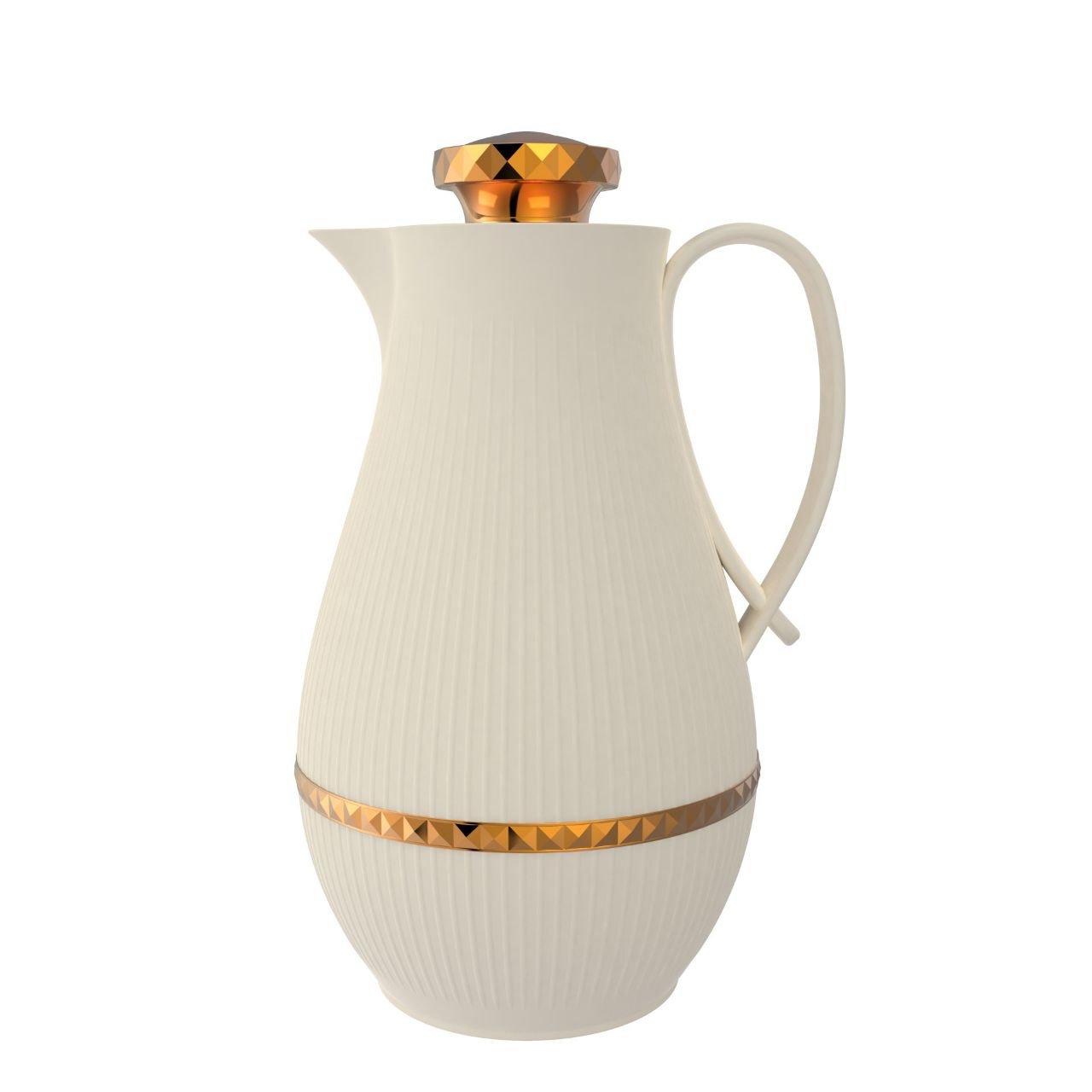 Arabic Bonzer Style Teapot Set 1000ml Plastic Shell Glass Inner Coffee Flask