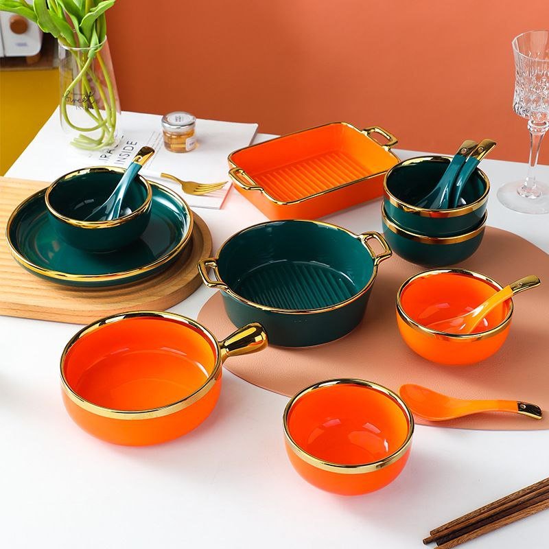 Nordic Creative Ceramic Tableware For 1 Piece
