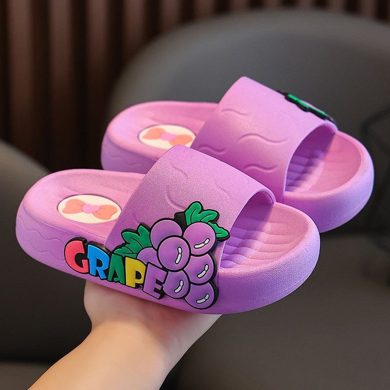 Kids Girls Anti Slip Flip Flop fruit Sandals