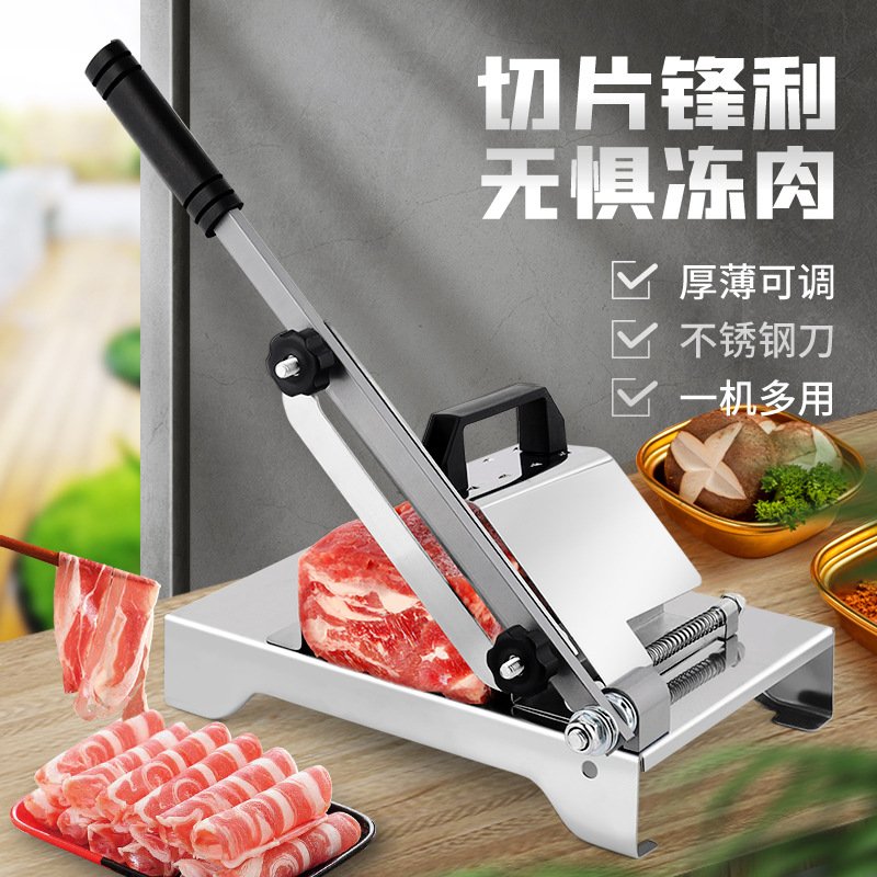Stainless Steel Meat Beef Mutton Roll Slicer Cutter